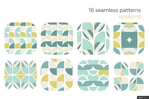 復(fù)古優(yōu)雅幾何圖案 無(wú)縫拼接矢量素材在平面設(shè)計(jì)中的應(yīng)用